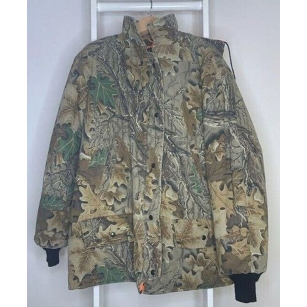 Northeast Outfitters Camouflage Hunting Jacket Mens XL Insulated Hood Lined Heav